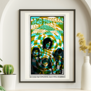 Led Zeppelin - UC Irvine CA May 1 1969 – Live Concert Poster Wall Art Print - 156006