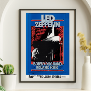 Led Zeppelin - Winterland SF CA November 6 1969 BG-199 - Live Concert Poster Wall Art Print - 156025