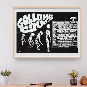 Black Sabbath - Midlands England May 24 1970 - Live Concert Poster Wall Art Print - 117008