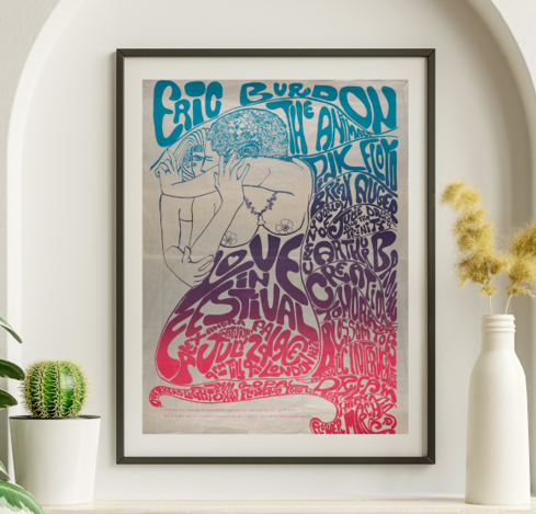Pink Floyd - Alexandra Palace London July 29 1967 – Live Concert Poster Wall Art Print - 249011