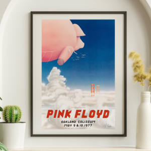 Pink Floyd - Oakland Coliseum CA May 9 1977 - Live Concert Poster Wall Art Print - 249012