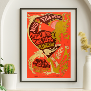 Pink Floyd - Winterland SF CA November 10 1967 BG-92 - Live Concert Poster Wall Art Print - 249013