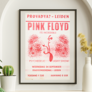 Pink Floyd - Stadsgehoorzal Leiden Netherlands September 24 1969 - Live Concert Poster Wall Art Print - 249022