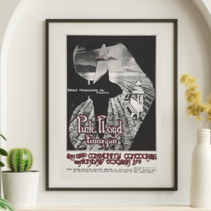 Pink Floyd - Community Concourse San Diego CA October 17 1971 - Live Concert Poster Wall Art Print - 249023