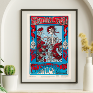 Grateful Dead - Avalon Ballroom SF CA September 16 1966 FD-26 - Live Concert Poster Wall Art Print - 142010