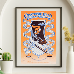 Grateful Dead - Kings Beach Lake Tahoe CA February 22 1968 - Live Concert Poster Wall Art Print - 142016