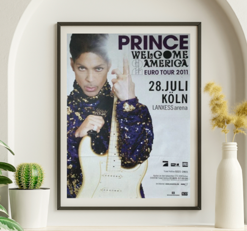 Prince - Koln Germany July 28 2011 – Live Concert Poster Wall Art Print - 175003