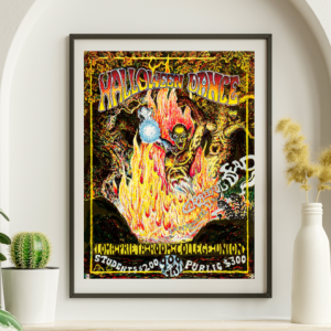 Grateful Dead - Loma Prieta College Union San Jose CA October 31 1969  – Live Concert Poster Wall Art Print - 142036