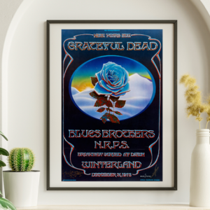 Grateful Dead - Winterland SF CA December 31 1978 - Live Concert Poster Wall Art Print - 142043