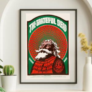 Grateful Dead - Avalon Ballroom SF CA December 23 1966 - FD-40 - Live Concert Poster Wall Art Print - 142053