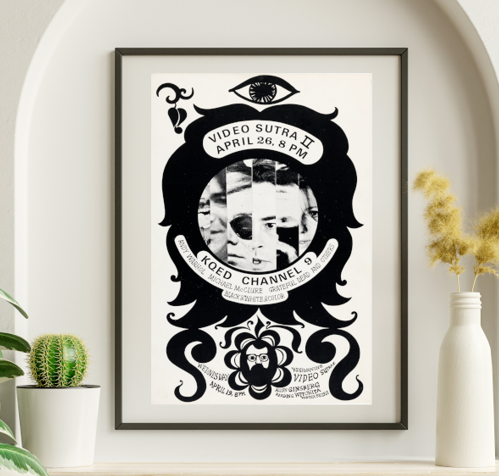Grateful Dead - KQED Studios SF CA Video Sutra April 26 1967 - Live Concert Poster Wall Art Print - 142067