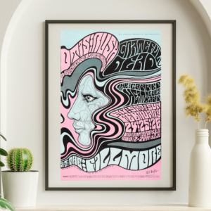 Grateful Dead - Fillmore Auditorium SF CA February 24 1967 BG-51 - Live Concert Poster Wall Art Print - 142071