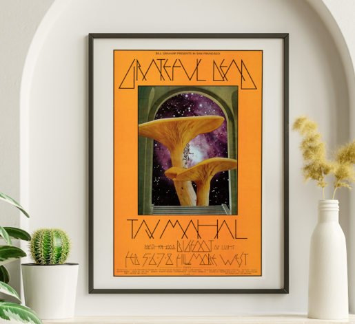 Grateful Dead - Fillmore West SF CA February 5 1970 BG-216 - Live Concert Poster Wall Art Print - 142072