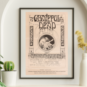 Grateful Dead - Monterey College Campus CA June 14 1969 - Live Concert Poster Wall Art Print - 142073