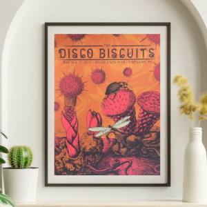 Disco Biscuits - Maine State Pier Portland ME May 26 2017 – Live Concert Poster Wall Art Print - 263001