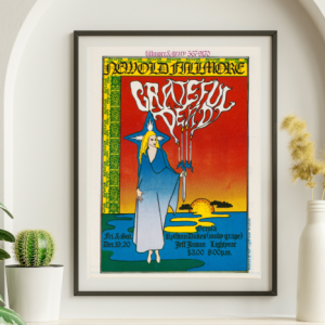 Grateful Dead - Fillmore Auditorium SF CA December 19 1969 – Live Concert Poster Wall Art Print - 142082