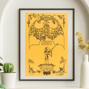 Grateful Dead - Old Renaissance Faire Grounds Veneta OR August 27 1972 – Live Concert Poster Wall Art Print - 142092