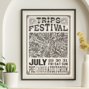 Grateful Dead - PNE Garden Auditorium Vancouver CA July 29 1966 – Live Concert Poster Wall Art Print - 142094