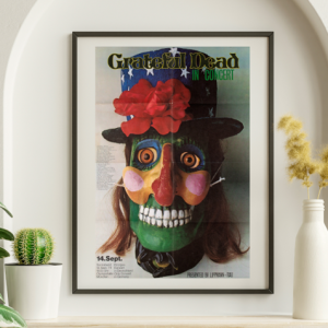 Grateful Dead - Olympiahalle Munich Germany September 14 1974 – Live Concert Poster Wall Art Print - 142096