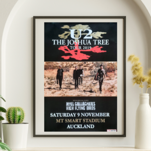 U2 - MT Smart Stadium Aukland NZ November 9 2019 – Live Concert Poster Wall Art Print - 236003
