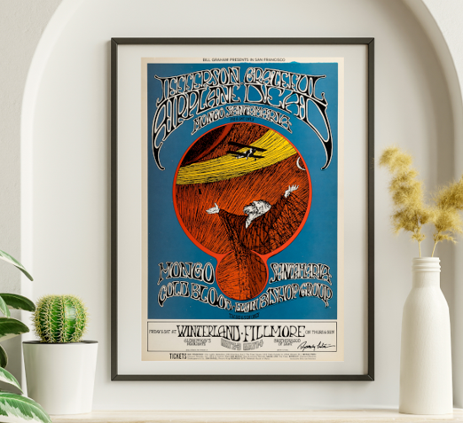 Grateful Dead - Fillmore West and Winterland May 1 1969 BG-171 – Live Concert Poster Wall Art Print - 142099