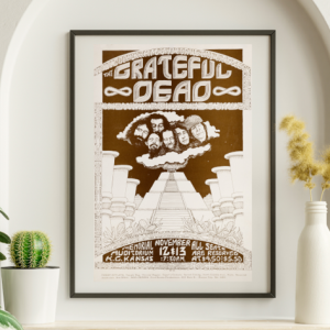 Grateful Dead - Memorial Auditorium Kansas City KS November 12 1972 – Live Concert Poster Wall Art Print - 142109