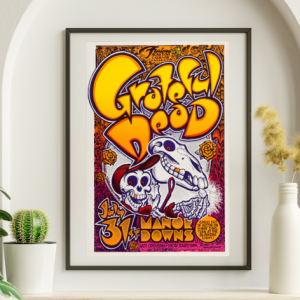 Grateful Dead - Manor Downs Austin Texas July 31 1982 – Live Concert Poster Wall Art Print - 142120