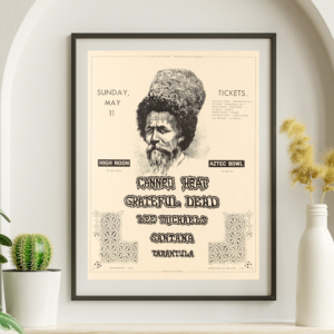 Grateful Dead - Aztec Bowl San Diego CA May 11 1969 – Live Concert Poster Wall Art Print - 142139