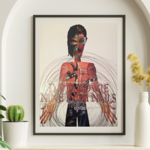 Nine Inch Nails - Shoreline Mountainview CA October 21 1995 – Live Concert Poster Wall Art Print - 168004