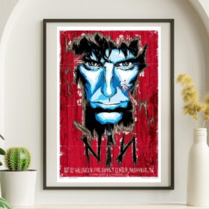 Nine Inch Nails - Sommet Center Nashville TN October 31 2008 – Live Concert Poster Wall Art Print - 168006
