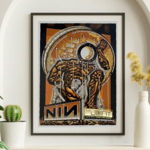 Nine Inch Nails - The Joint Las Vegas NV June 15 2018 – Live Concert Poster Wall Art Print - 168007