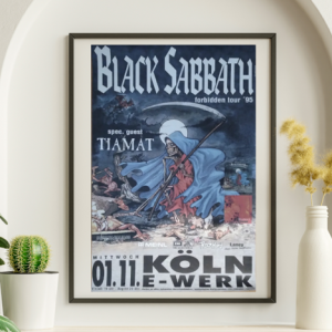Black Sabbath - Cologne Germany November 1 1995 – Live Concert Poster Wall Art Print - 117003