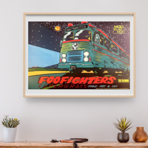 Foo Fighters - Fillmore SF CA July 18 1997 – Live Concert Poster Wall Art Print - 137008