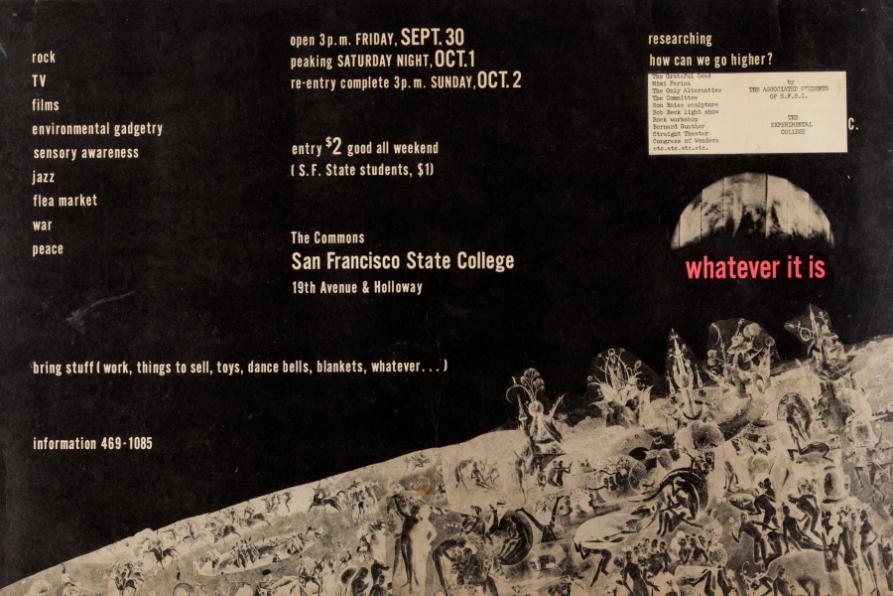 Grateful Dead - SF State 3-Day Acid Test September 30, Oct. 1, 2 1966 – Live Concert Poster Wall Art Print - 142143 - Image 2