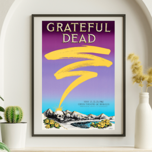 Grateful Dead - Greek Theater Berkeley CA May 21 1982 – Live Concert Poster Wall Art Print - 142163