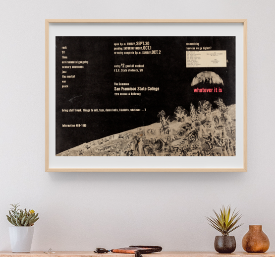 Grateful Dead - SF State 3-Day Acid Test September 30, Oct. 1, 2 1966 – Live Concert Poster Wall Art Print - 142143