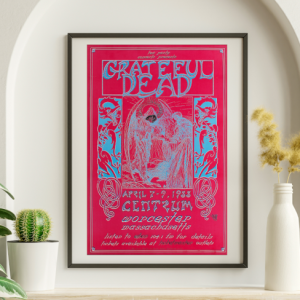 Grateful Dead - Centrum Worcester MA April 7 1988 – Live Concert Poster Wall Art Print - 142175