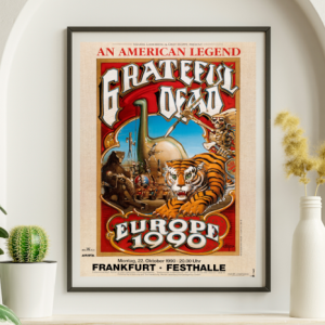 Grateful Dead - Frankfurt Germany October 22 1990 – Live Concert Poster Wall Art Print - 142177