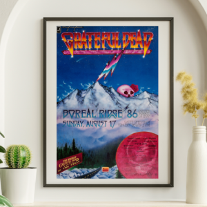 Grateful Dead - Boreal Ridge CA August 17 1986 – Live Concert Poster Wall Art Print - 142181