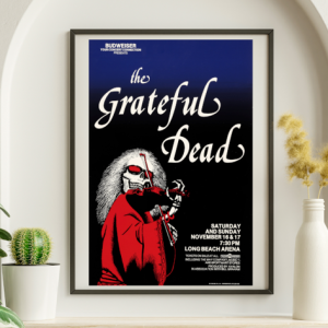 Grateful Dead - Long Beach Arena CA November 16 1985 – Live Concert Poster Wall Art Print - 142184
