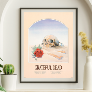 Grateful Dead 1981 Europe – Live Concert Poster Wall Art Print - 142189