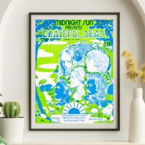 Grateful Dead - Philadelphia Civic Center PA August 4 1974 – Live Concert Poster Wall Art Print - 142192