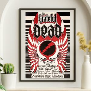Grateful Dead - Duke Univ. Durham NC December 8 1973 – Live Concert Poster Wall Art Print - 142193