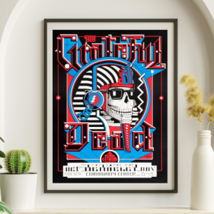 Grateful Dead - Berkeley Community Theater CA October 27 1984 – Live Concert Poster Wall Art Print - 142147