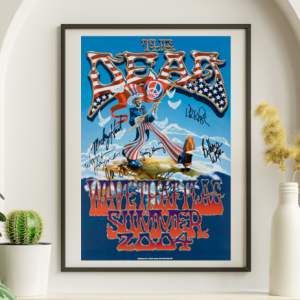 Grateful Dead 2004 Summer Signed – Live Concert Poster Wall Art Print - 142148